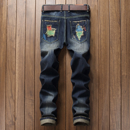 Ripped Jeans - Distressed Denim Pants
