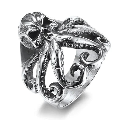 Punk Retro Skull Ring - European and American Style