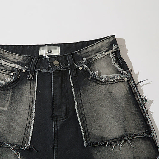 Men's Punk Trendy Distressed Jeans