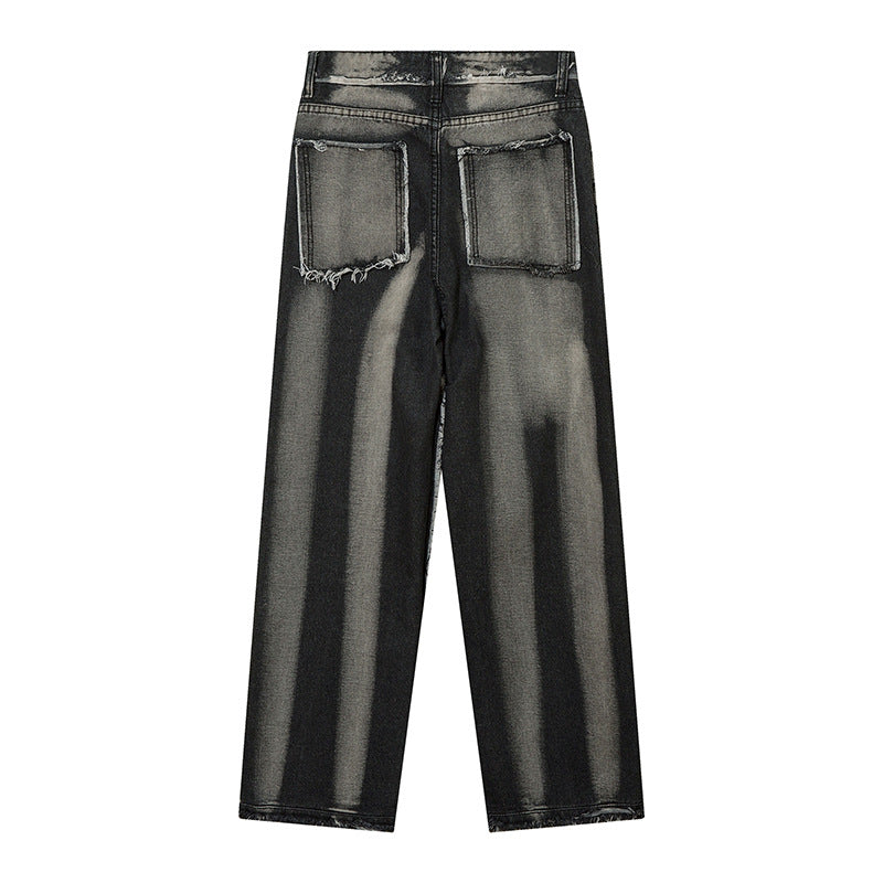Men's Punk Trendy Distressed Jeans