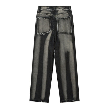 Men's Punk Trendy Distressed Jeans