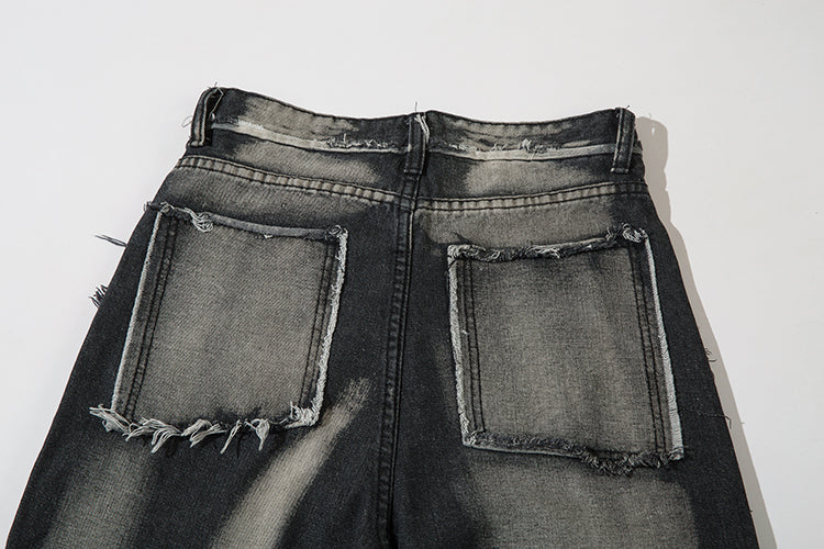 Men's Punk Trendy Distressed Jeans