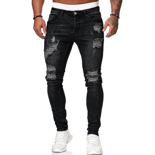 Essential Ripped Denim Pants