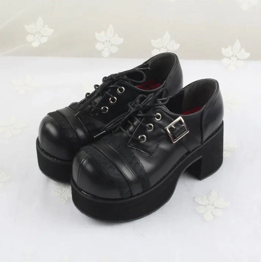 2020 Retro Japanese Punk Thick-Soled Women's Shoes Daylight Burnout Creations