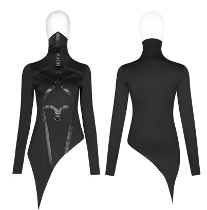 Women's High Neck Gothic tunic