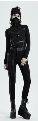 Women's High Neck Gothic tunic