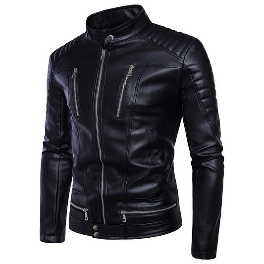 Men's Punk Motorcycle Jacket