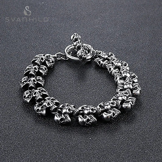 Vintage Gothic Punk Bracelet for Men