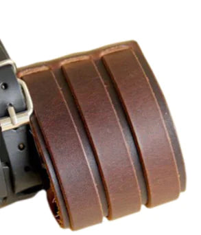 Vintage Punk Leather Bracelet for Men