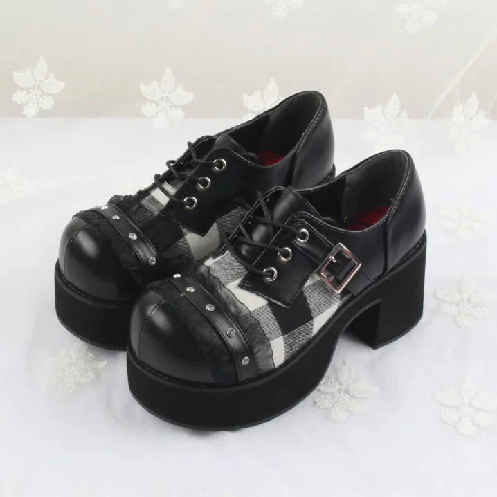 2020 Retro Japanese Punk Thick-Soled Women's Shoes Daylight Burnout Creations