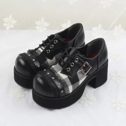 2020 Retro Japanese Punk Thick-Soled Women's Shoes Daylight Burnout Creations