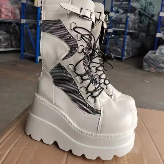 Goth/Punk Style Platform Boots